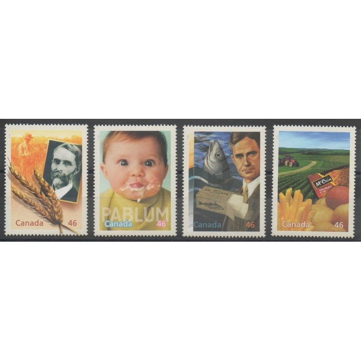 Stamps  - Canada - 2000 - Nb 1774/1777