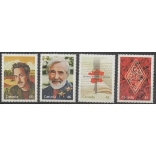 Timbres - Littérature - Canada - 2000 - No 1753/1756