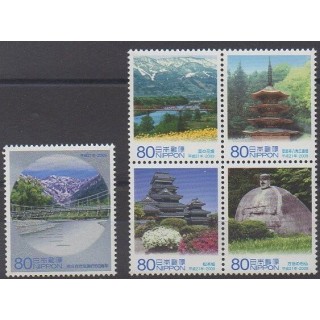Buy this set of stamps of Japan of the year 2009 (Nb 4689/4693).