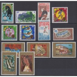 Polynésie - Année complète - 1975 - No 104/105 - PA92/PA102