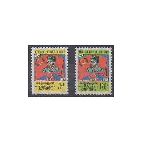 Congo (République du) - 1987 - No 801/802 - Histoire