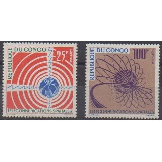 Buy this set of stamps of Republic of Congo of the year 1963 (Nb 154/155).