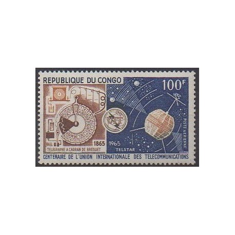 Congo (République du) - 1965 - No PA28 - Télécommunications