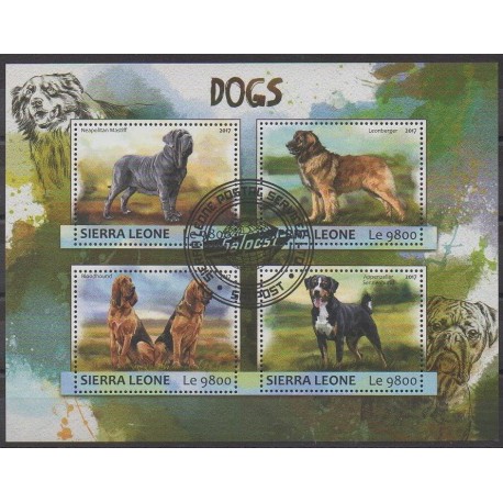 Sierra Leone - 2017 - Nb 6801/6804 - Dogs - Used