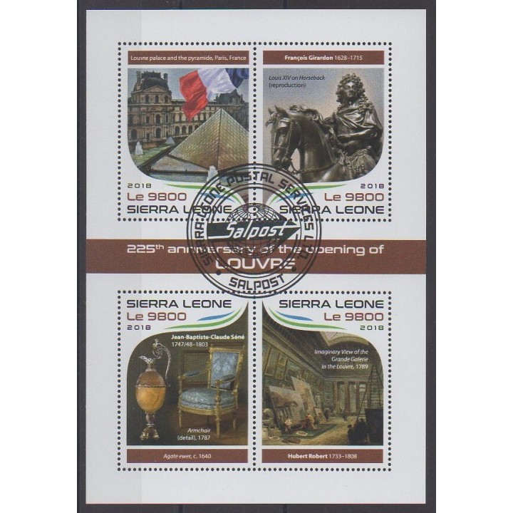 Acheter cette série de timbres de Sierra Leone de l'année 2018 (No 7869/7872). - Oblitéré