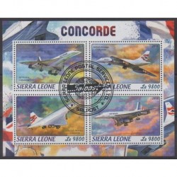 Sierra Leone - 2018 - Nb 7941/7944 - Planes - Used