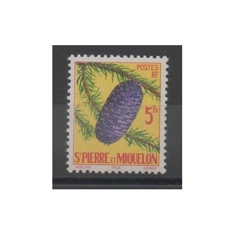 Saint-Pierre et Miquelon - 1958 - No 359 - Arbres