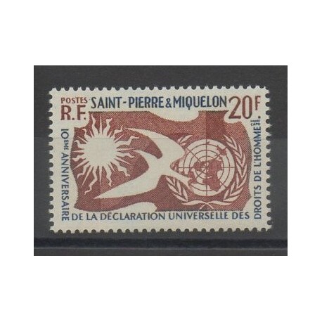 Saint-Pierre and Miquelon - 1958 - Nb 358