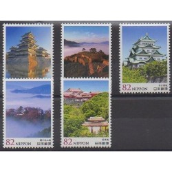Japon - 2014 - No 6879/6883 - Châteaux