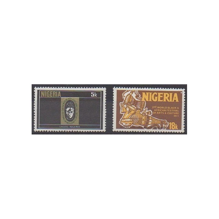Buy this set of stamps of Nigeria of the year 1976 (Nb 331/332).