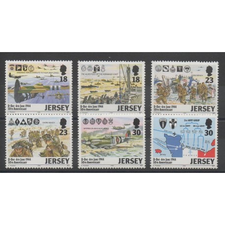 Jersey - 1994 - Nb 653/658 - Second world war