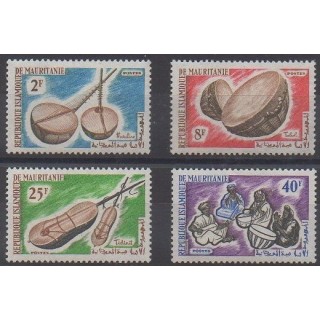 Acheter cette série de timbres de Mauritanie de l'année 1965 (No 188/191).