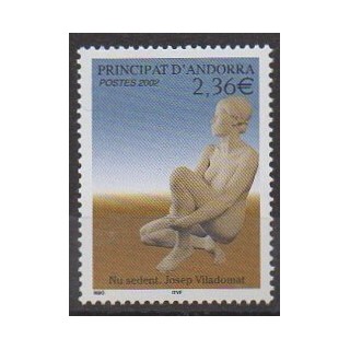 Acheter ce timbre d'Andorre français de l'année 2002 (No 571).