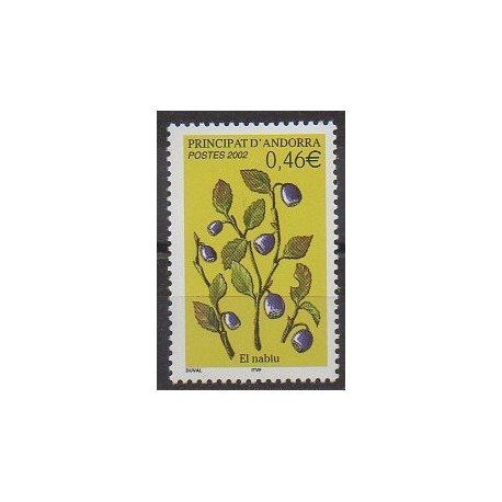 Andorre - 2002 - No 570 - Fleurs