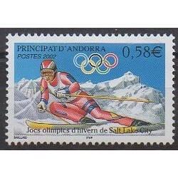 French Andorra - 2002 - Nb 566 - Winter Olympics