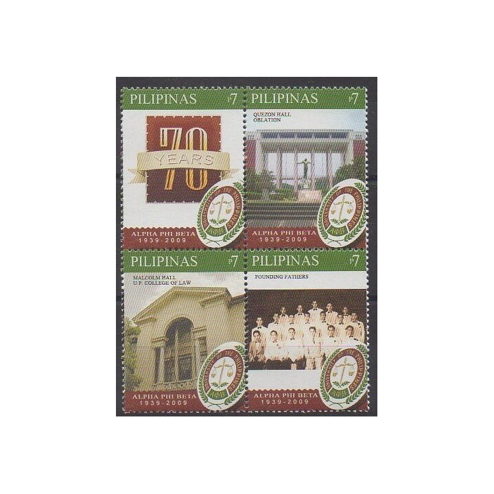 Acheter cette série de timbres des Philippines de l'année 2009 (No 3398/3401).