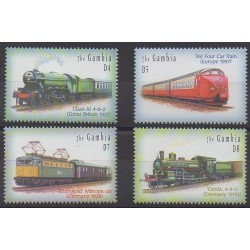 Gambie - 2001 - No 3679AF/3679AJ - Chemins de fer