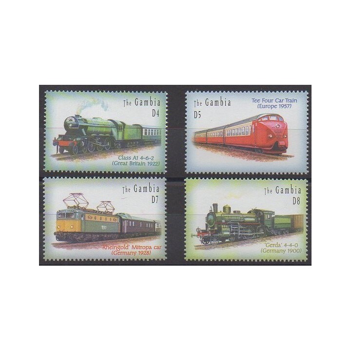 Buy this set of stamps of Gambia of the year 2001 (Nb 3679AF/3679AJ).