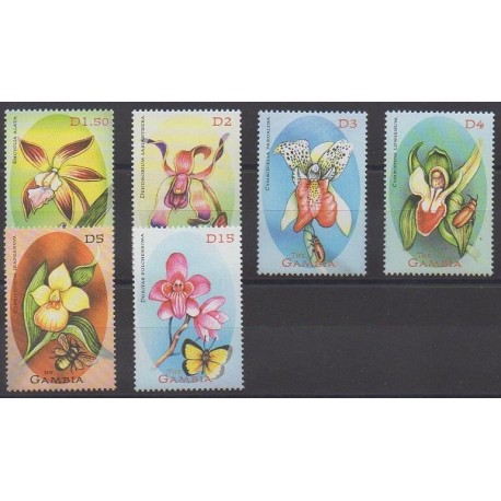 Gambie - 2001 - No 3642/3647 - Orchidées