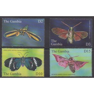 Acheter cette série de timbres de Gambie de l'année 2002 (No 3684/3687).