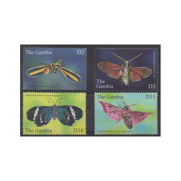 Acheter cette série de timbres de Gambie de l'année 2002 (No 3684/3687).