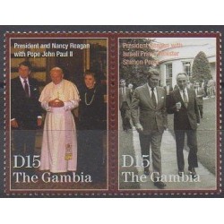 Gambia - 2004 - Nb 4329/4330 - Celebrities