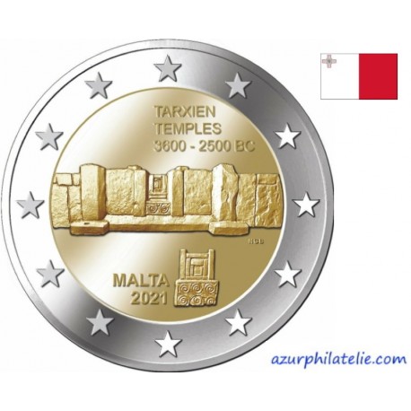2 euro commémorative - Malta - 2021 - Tarxien - UNC