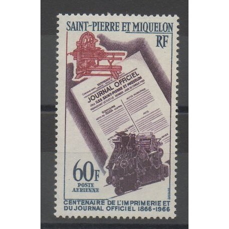 Saint-Pierre et Miquelon - 1966 - No PA37