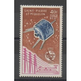 Timbres - espace - Saint-Pierre et Miquelon - 1965 - No PA 32
