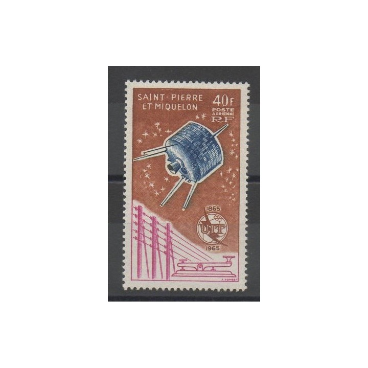 Timbres - espace - Saint-Pierre et Miquelon - 1965 - No PA 32