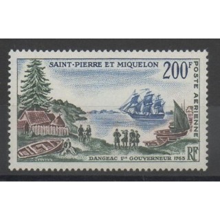 Timbres - bateaux - Saint-Pierre et Miquelon - 1963 - No PA 30