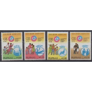 Acheter cette série de timbres des Philippines de l'année 1987 (No 1562/1565).