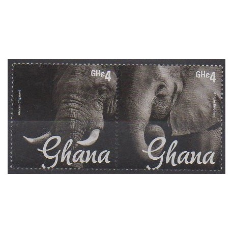 Ghana - 2014 - No 3561B/3561C - Mammifères