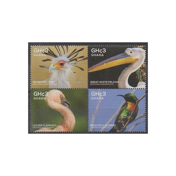 Buy this set of stamps of Ghana of the year 2015 (Nb 3599/3602).