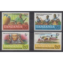 Tanzanie - 1981 - No 187/190