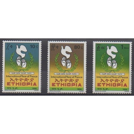 Éthiopie - 1986 - No 1168/1170