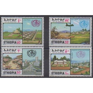 Acheter cette série de timbres d'Éthiopie de l'année 1987 (No 1200/1203).