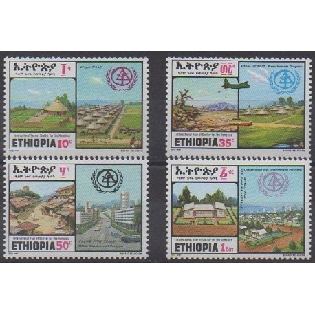 Ethiopia - 1987 - Nb 1200/1203