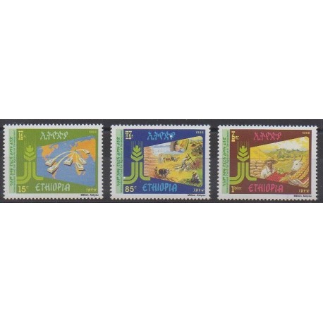 Éthiopie - 1988 - No 1223/1225