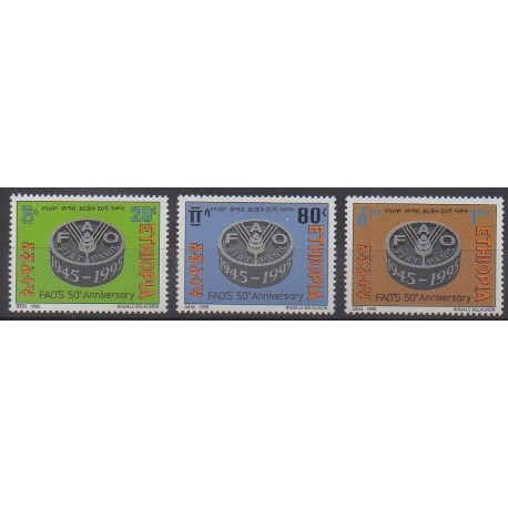 Ethiopia - 1995 - Nb 1400/1402