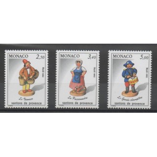 Timbres - Noël - Monaco  - 1992 - No 1846/1848