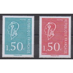 France - Poste - 2021 - Nb 5537/5538 - Timbres de carnet - Grand format