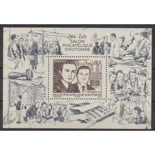 Acheter ce bloc-feuillet de France de l'année 2021 (No BF Salon philatélique d'Automne).