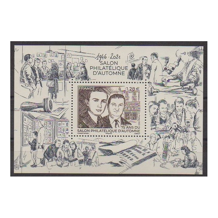 Buy this souvenir sheet  of France of the year 2021 (Nb BF Salon philatélique d'Automne).