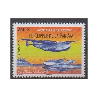 Acheter ce timbre de Nouvelle-Calédonie de l'année 2021 (Clipper de la Pan Am).