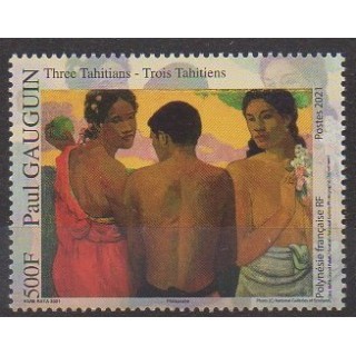 Acheter ce timbre de Polynésie de l'année 2021 (Paul Gauguin).