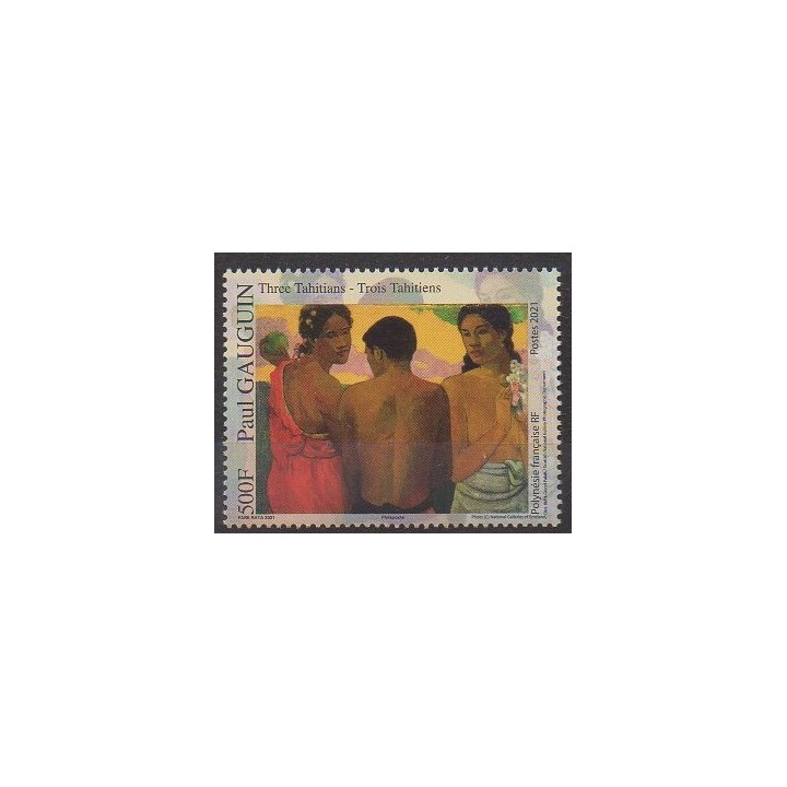 Buy this stamp of Polynesia of the year 2021 (Paul Gauguin).