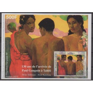 Buy this stamp of Polynesia of the year 2021 (Paul Gauguin).