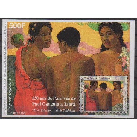 Polynésie - Blocs et feuillets - 2021 - No BF55 - Peinture - Paul Gauguin