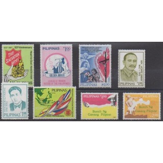 Buy this set of stamps of Philippines of the year 1987 (Nb 1566/1573).